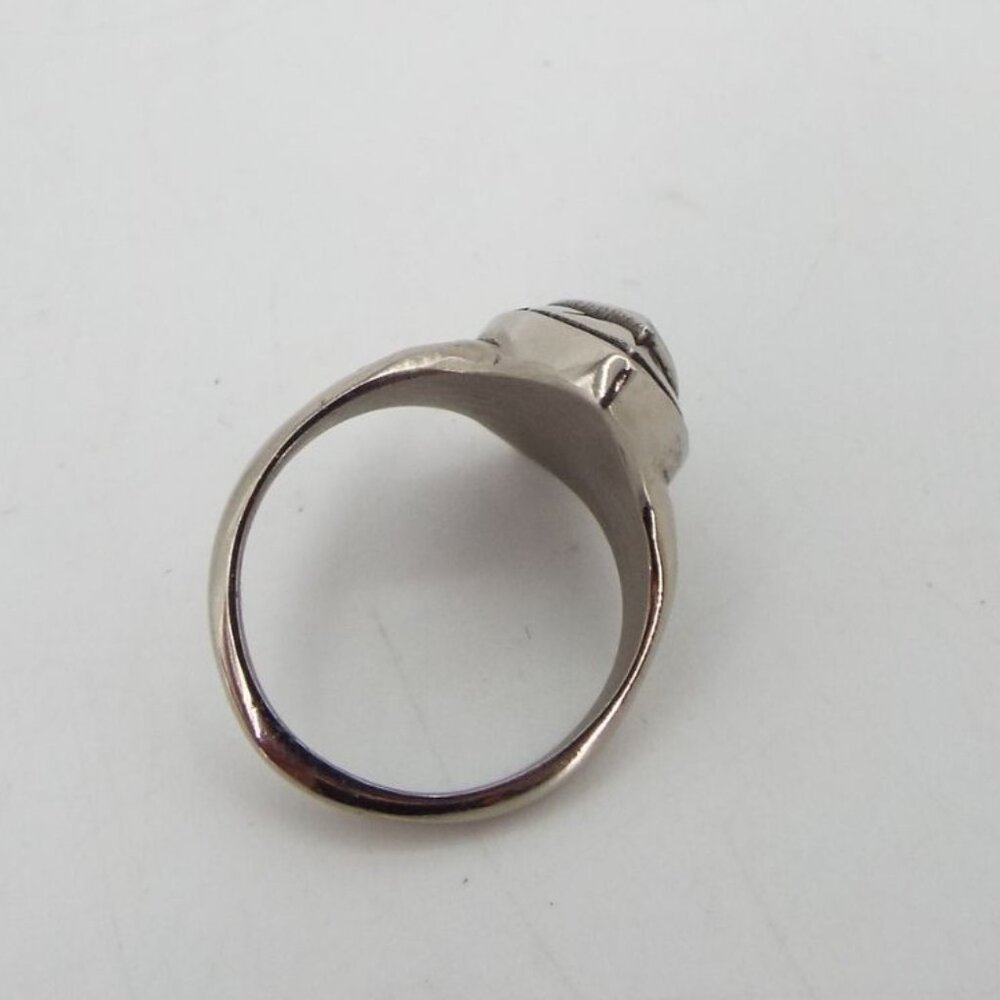 Vintage UAW Local 599 Women's Ring 25 Years of Service Blue Stone Size 6 - Picture 8 of 10